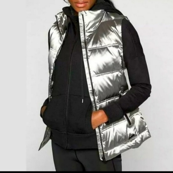 Athleta responsible silver down puffer vest - Picture 1 of 12